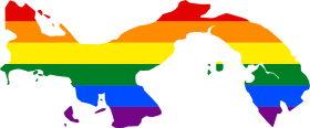 LGBT Flag Map of Panama – Best Places In The World To Retire – International Living